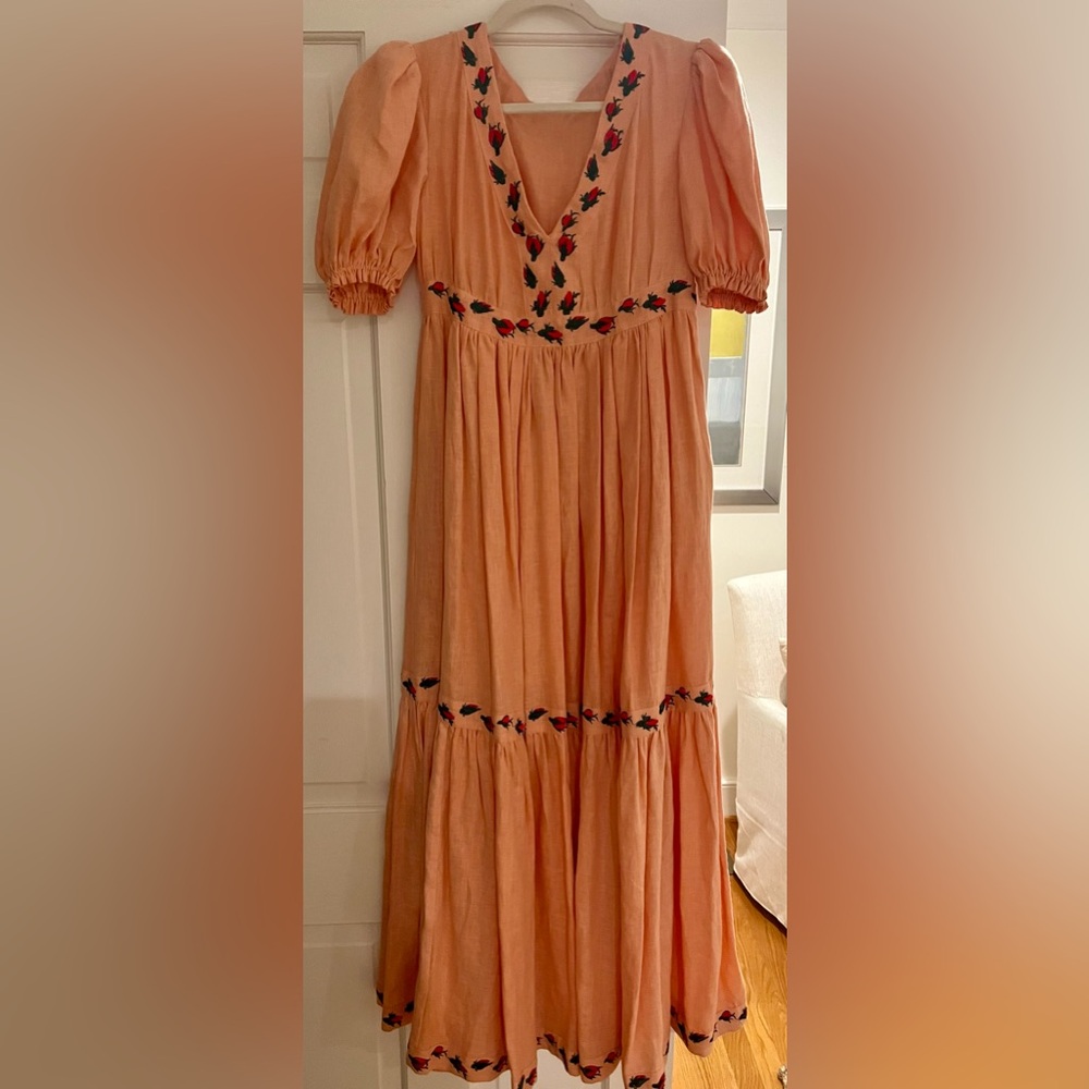 Fanm Mon Aktur Maxi Linen Dress - Size S - Picture 5 of 5